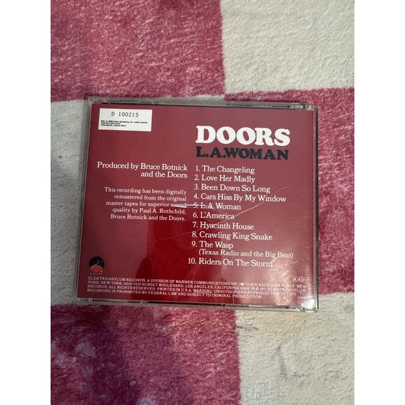 The Doors L.A. Woman CD original vintage 70s 80s 90s music - Picture 2 of 3
